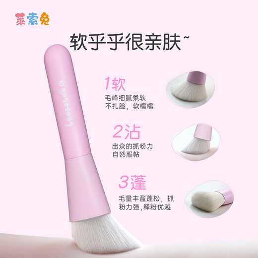 Laisotu Children's Makeup Brush Set, Children's Day Performance Portable Mini Makeup Set, Eye Shadow Detail Makeup Brushes, 6 Makeup Brushes (1 Set of 6), 1 Piece Set