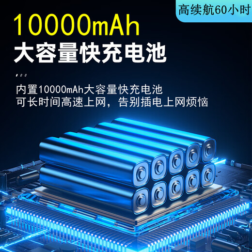 Doufu 2025 new portable wifi6 power bank + Internet access, ultra-high-speed wireless mobile network card, home router WiFi6 high-end version FPC antenna + 14 channels, free 1500G / power bank + Internet access / support free replacement when placing an order