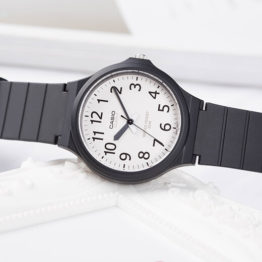 Casio (CASIO) watch men's small black watch timing student high school and high school exam watch unisex couple men and women quartz watch MW-240-7B