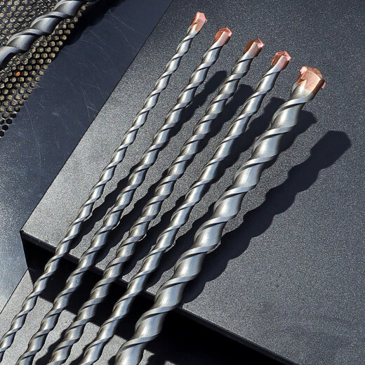 Niuxiang tungsten steel extended impact electric hammer drill bit round handle square handle through the wall electric bell turner high hardness concrete through the wall drilling tungsten steel drill bit square handle 16*500