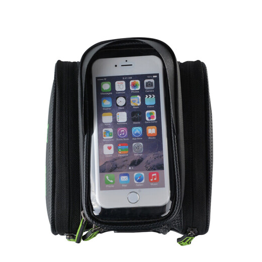 Rock Brothers ROCKBROS bicycle bag touch screen saddle bag mountain bike front beam bag mobile phone upper tube bag cycling equipment accessories