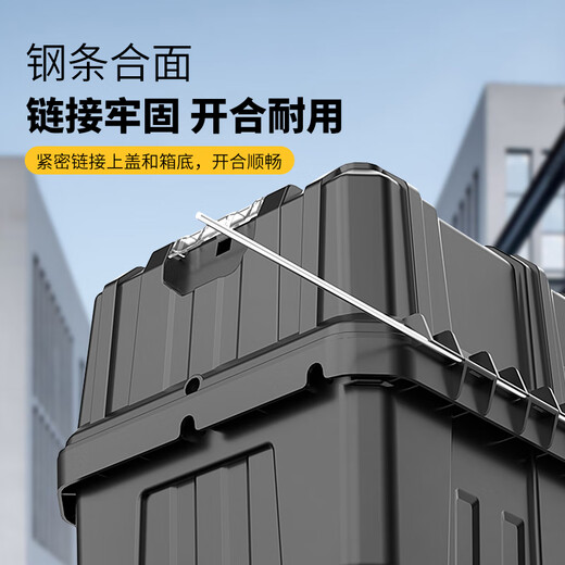 Deli tool box three-layer folding large storage box portable car electrician repair box household multi-functional hardware box 19-inch three-layer folding tool box flagship model