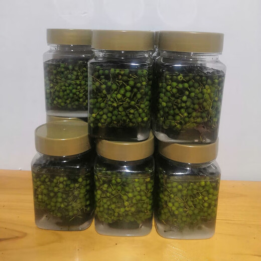 可钦盐泡木姜子新鲜山胡椒木姜子湖南贵州山苍子木姜子泡盐 泡盐木姜子1瓶(500g)