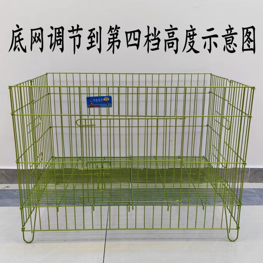 Foldable bold dog cage for sale dog fence exhibition cage running bed exhibition table wire fence nano paint dog cage nano running bed nano paint (with tray) length 88 width 60 total height 65