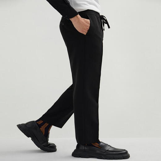 Ziozia [под jiumuwang] Spring Fashion Casual Slim-Fit Men's Youth Business Сплошные брюки zpp11162b черный 82/175 82a