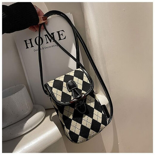 Kingtrip New Mobile Phone Bag Women's Shoulder Crossbody Mini Small Bag Western Style Brown