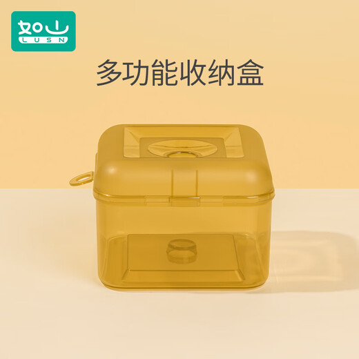 Rushan baby 4-36 months old chewing gum and molar Manhattan ball player can boil food grade silicone teether toy Manhattan storage box