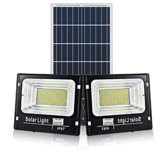 Sunshini Solar Lighting Outdoor Garden Light Household Ultra-Bright Floodlight Automatically Lights Up After Dark Induction Street Light 45 Watts + 5 Meters Cable with Remote Control Light Control Timing