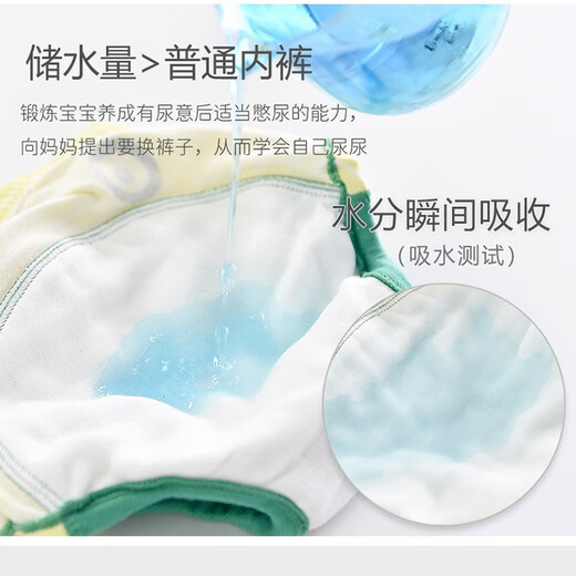 
EVEBABY baby diapers training pants for toilets, baby can wash diapers, breathable newborn diapers, men and women, diapers [Wing upgraded] Star Game Bear 3 packs [suitable for 6-15 months] 16-24 Jin [Jin equals 0.5 kg]