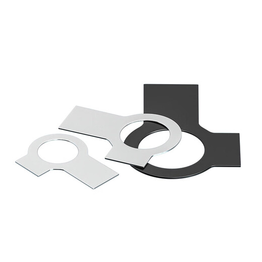 Fengji GB855 304 stainless steel black A3 steel double-ear stop washer anti-return gasket locking piece anti-loosening retaining ring single ear M10 20 pieces 304 material