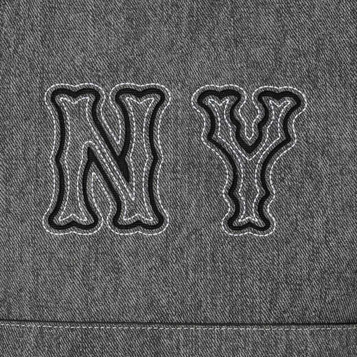 MLB官方包包男女情侣单肩水桶包大通勤挎包冬季新款新年礼物 纽约洋基队/黑色 F