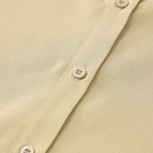 IEF/Aiyifu 2025 new autumn Korean style fashion casual commuting temperament versatile basic shirt top Khaki L