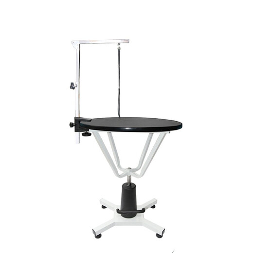 Chunzhou N-204C Pet Hydraulic Lifting Beauty Table Rotating Beauty Table Pet Round Black