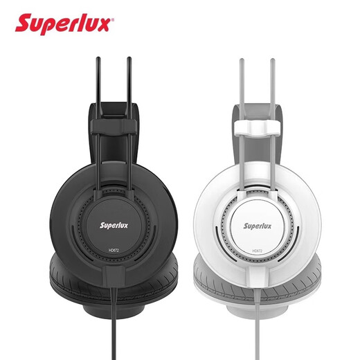Superlux舒伯乐 HD671 HD672轻量复合式耳罩半开放音乐专业级监听耳机 HD672半开放-黑色