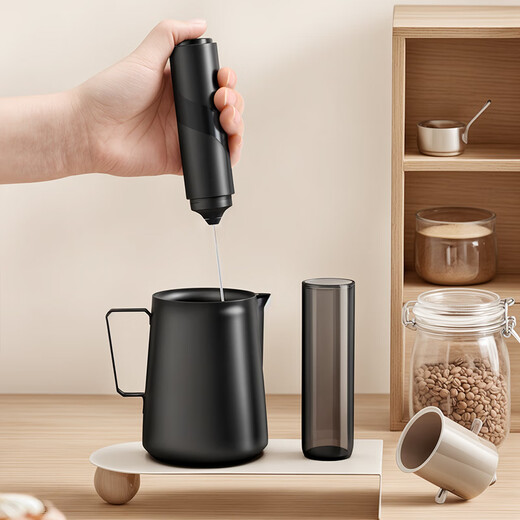 CLITON electric milk frother coffee milk frother retractable household milk frother handheld mini blender