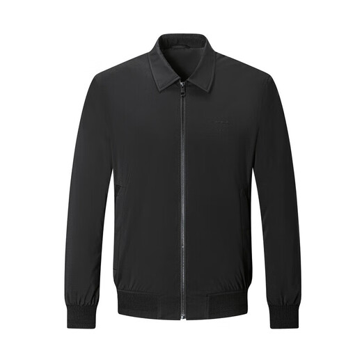 Septwolves jacket men's autumn and winter short lapel quilted cotton warm nylon jacquard comfortable and skin-friendly commuting versatile men's clothing