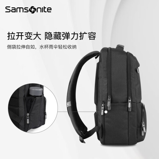 Samsonite Computer Backpack Men's Large Capacity 16-inch Urban Backpack School Bag Business Travel Commuting Bag