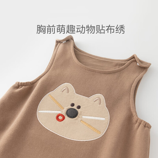 Guiqi Xiong pure cotton overalls spring and autumn baby jumpsuits children's outdoor casual pants baby autumn trousers Christmas green/radish 90