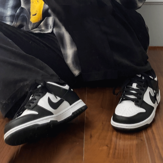 Nike (NIKE) Zapatos para hombre Dunk Low SB Zapatos deportivos informales de caña baja Zapatos de skate ligeros, resistentes al desgaste, transpirables y de caña baja DD1391-100 Panda blanco y negro 40.5