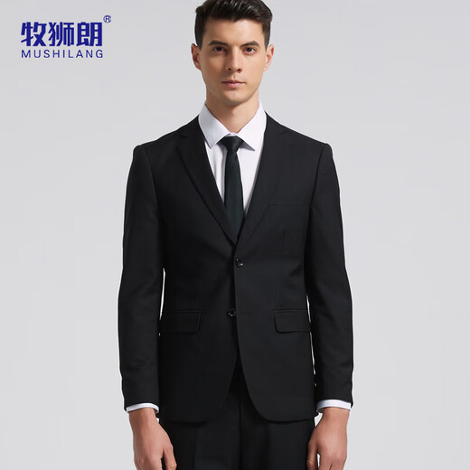 Mushilang suit men's slim professional formal suit business groomsmen suit groom suit wedding suit men's suit