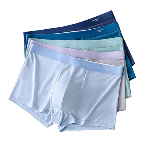 
Antarctic men's underwear for boys ice silk boxer shorts large size sports summer thin breathable boxer shorts 9905 black + dark gray + light blue + light green crotch 4 pieces XL100120Jin [Jin equals 0.5 kg]