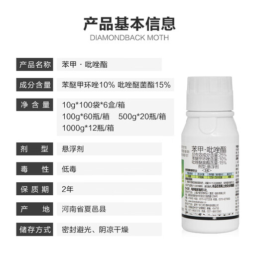 沪联翠靓25%苯甲吡唑酯呲唑脂苯醚甲环唑香蕉果树叶斑病药农药杀菌剂 1000g