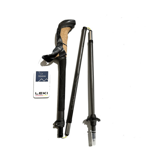 LEKI Carbon Outdoor Folding Z-Pole Trekking Poles Carbon Micro Vario DSS 65220671 Cressida Pair (Female