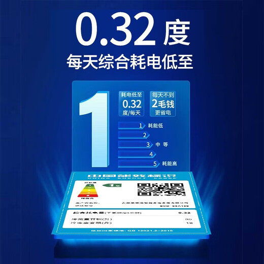 Royalstar small refrigerator small household rental double door first-level energy efficiency dormitory refrigeration and freezing dual-use energy-saving refrigerator 53A136 first-level energy efficiency less than 1 kilowatt hour in three days Silver