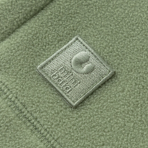 Mini Bala Antistatic Autumn New Double-sided Polar Fleece Jacket for Boys and Girls Baby Warm Jacket Jacket Olive Green 110 cm
