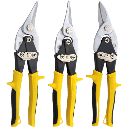 Tajima industrial-grade aviation shear iron sheet stainless steel plate scissors iron scissors plate wire mesh cutting white iron sheet scissors tool suitable for straight line and small arc cutting 1108-0867