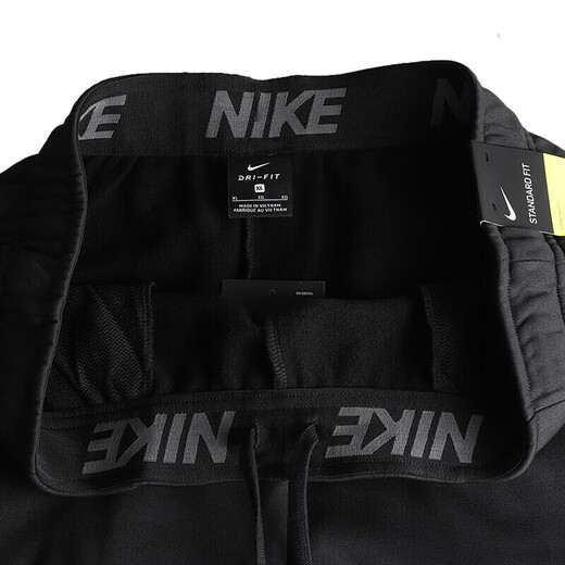 Nike (NIKE) sweatpants velvet men's trousers woven training straight trousers outdoor running warm casual pants black BV2708-010 warm velvet S100-120Jin Jin equals 0.5 kg