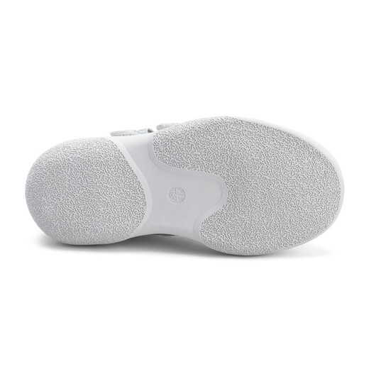 Saturday (St&Sat) children's shoes, girls' small leather shoes, 2025 spring new style fashionable princess shoes, performance shoes, girls and children's shoes for dancing, Star Silver 33, inner length about 21.3cm