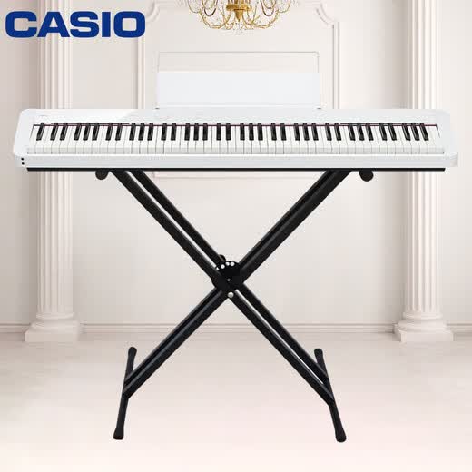 Электрическое пианино CASIO PXS1100, белый, умный, сенсорный экран, 88 клавиш, тяжелый молоток, профессиональная автономная + портативная модель с подставкой X