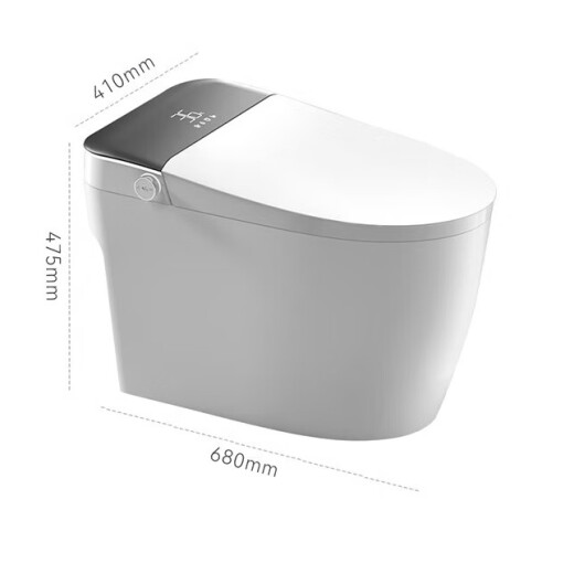 
Naize Voice Smart Toilet All-in-One Hot Flushing and Drying Bubble Shield Fully Automatic Sterilization Home Floor-standing Toilet [Received Price: 1478] White HF Top-up + Full Function 250/300/350/400mm Free Installation nationwide