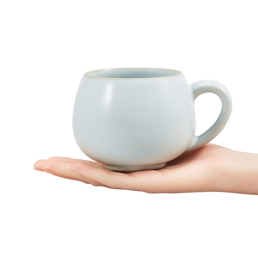 Yaci Ru Kiln Tea Cup Ceramic Tea Cup Office Mug Souvenir Gift Box Erya Cup