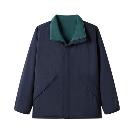 Semir jacket men's reversible waterproof, oil-proof and stain-proof winter anti-static polar fleece jacket 109724108107