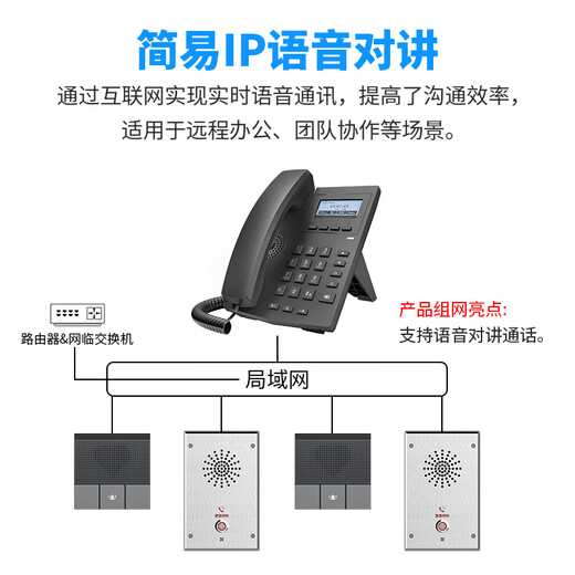 RECEPTOR IP network intercom system, two-way network voice and visual intercom system, parking lot, prison factory, one-touch intercom, scenic park guard box IP broadcast intercom customization solution, consult customer service