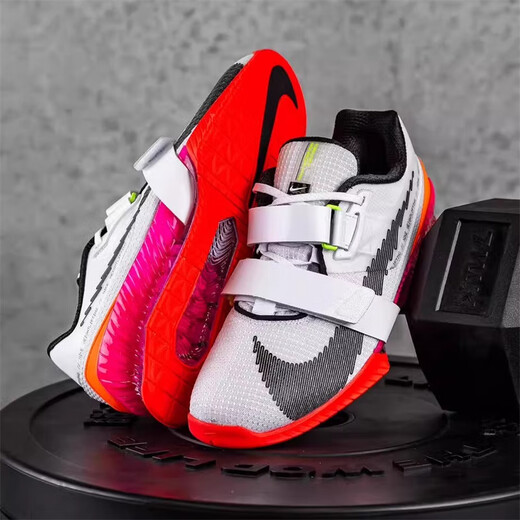 Nike Buyer Purchasing Romaleos 4 SE Velcro Comprehensive Training Shoes Fitness Weightlifting Squat Indoor Men's and Women's Shoes DJ4487-121 42