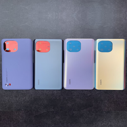 Xiaomi (MI) 11 back cover original glass battery cover Xiaomi 11 mobile phone back case rear screen xiaomi 11 shell original back case Xiaomi 11 black new original + heat dissipation