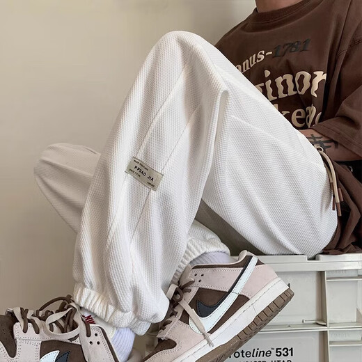 You Ruike Fatty Large Size Pants Men's Youth Spring Autumn Winter Tights Trousers Middle and High School Students Casual Sports Pants 1049-Black 2XL Wear 145-160Jin Jin is equal to 0.5 kg