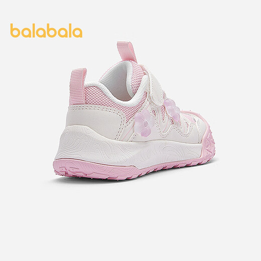 Balabala shopping mall same style baby stable shoes girls mesh shoes breathable 2025 spring and autumn new shoes dream pink 60301 24