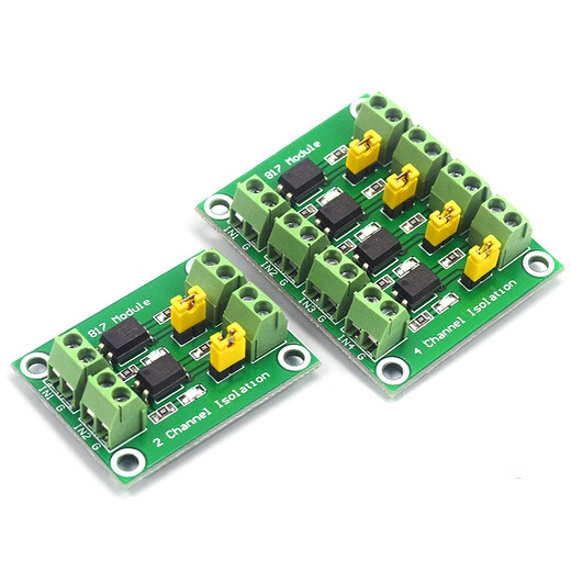 PC817 drive photoelectric isolation module 2-way 4-way optocoupler switch conversion module 817 optocoupler voltage isolation board 2-way