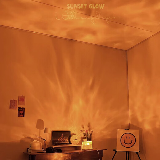 Dipur water ripple atmosphere light atmosphere creative sexy night light live broadcast room background bedroom couple mood room led internet celebrity atmosphere light romantic gift bar