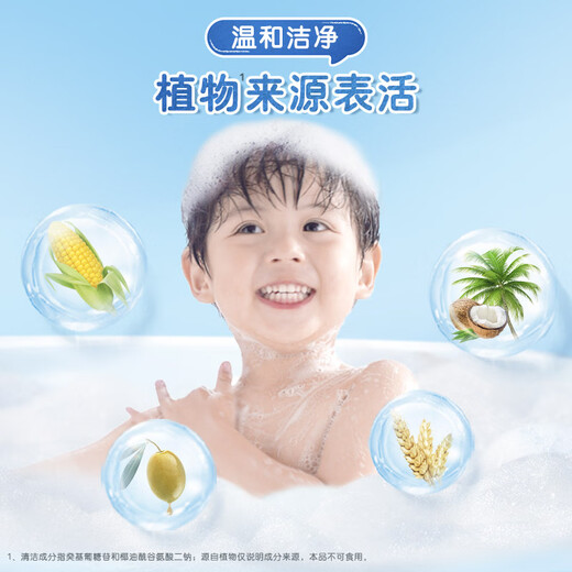 Safeguard Children's Foaming Shower Gel Softening Powder 415g Specially formulated for babies, tear-free, gentle and rich in foam