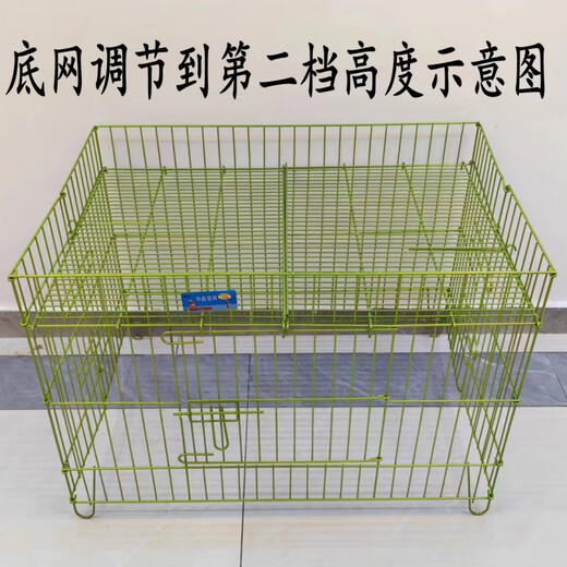 Foldable bold dog cage for sale dog fence exhibition cage running bed exhibition table wire fence nano paint dog cage nano running bed nano paint (with tray) length 88 width 60 total height 65