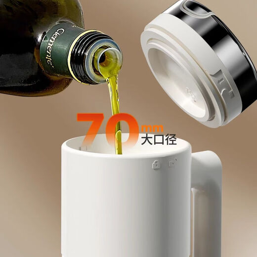 Hezhi kitchen seasoning jar food-grade seasoning box moisture-proof salt jar seasoning jar glass sugar jar sealed with spoon combination set white one-hand opening lid self-locking