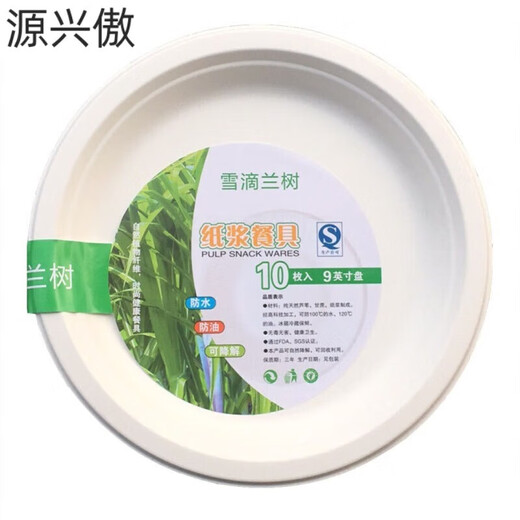 Chanqi disposable dinner plates 6 inches 7 inches 9 inches 10 inches 12 inches thickened paper plates 30cm kindergarten painting handmade diy 7 inches 18cm paper plates 10 pieces