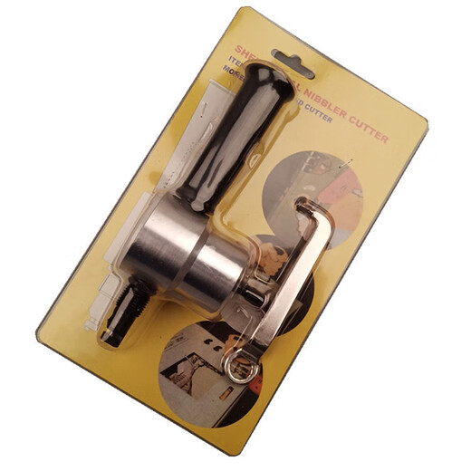 WTLYBLE double-head metal sheet cutter, iron shear, electric scissors accessories, cutting machine, electric drill, hole opener, stainless steel plate, orange plastic electric scissors