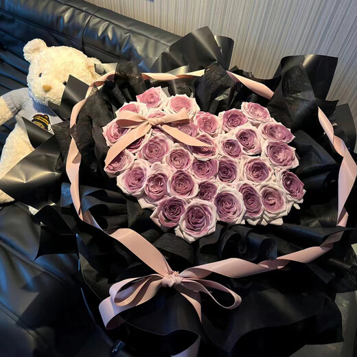 Roselita plum jam rose bouquet soap flower non-flowers Valentine's Day birthday gift wedding anniversary gift to girlfriend