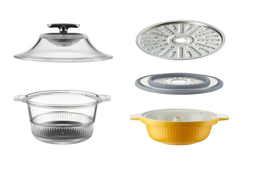 Donlim Dongling DL9009 steam pot accessories stew pot body pot lid ceramic pot stew steaming grid steaming plate dl-9009 glass pot lid 0cm